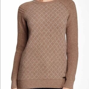 Barbour Lambswool Juno Mocha Brown Sweater Size‎ 10